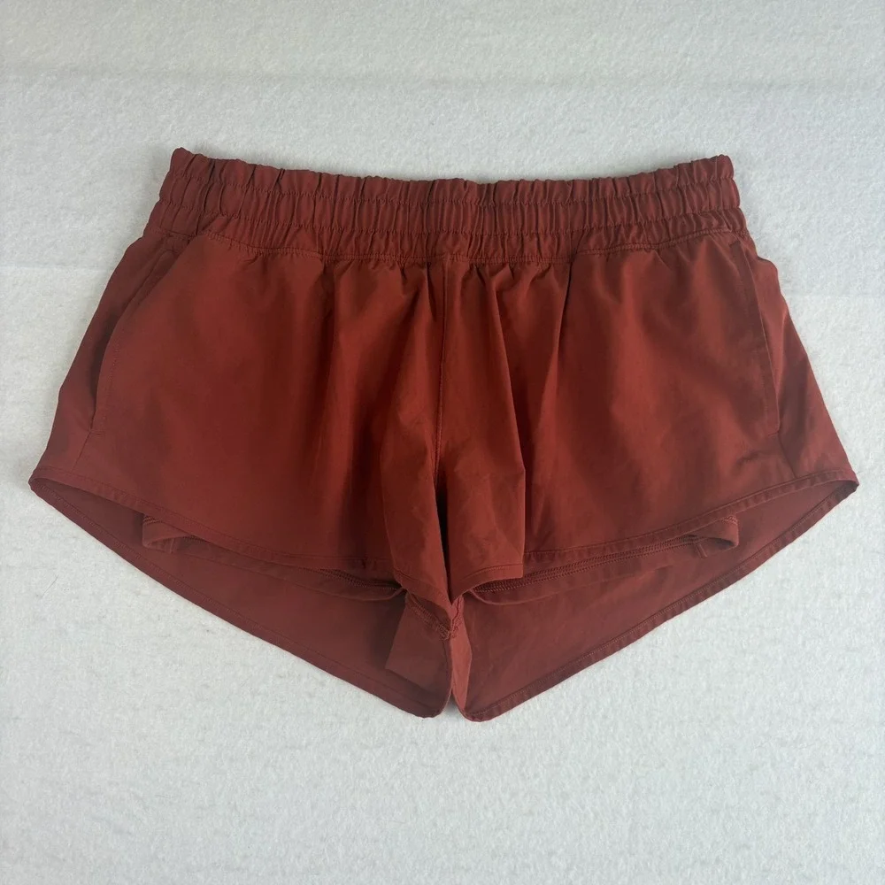 OFFLINE by Aerie hot stuff Lined Athletic Shorts Red Pockets Women's Medium